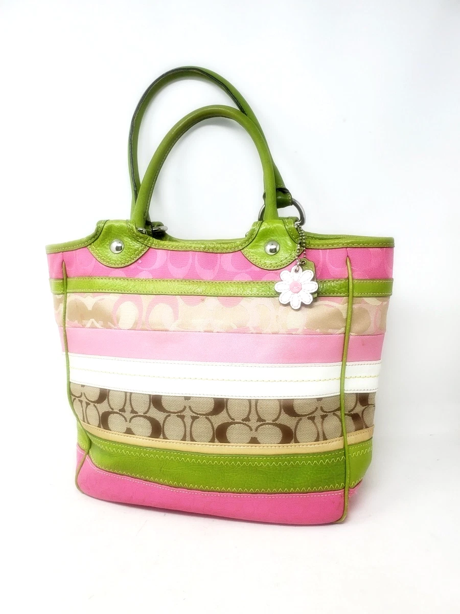 バッグ Coach Signature Pink Bleecker Bag COACH Bleecker Sullivan Hobo Bag in Signature Fabric in Pink | Lyst