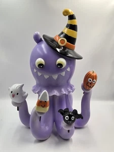 Cappello strega zucca fantasma caramelle viola pastello polpo Halloween Tk Maxx RARO - Foto 1 di 5