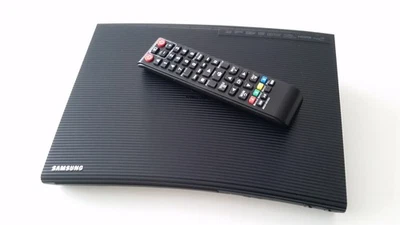 Samsung 3D Blu-ray Player BD-J5500 / Curved Design (HDMI, USB) schwarz - Bild 1 von 2