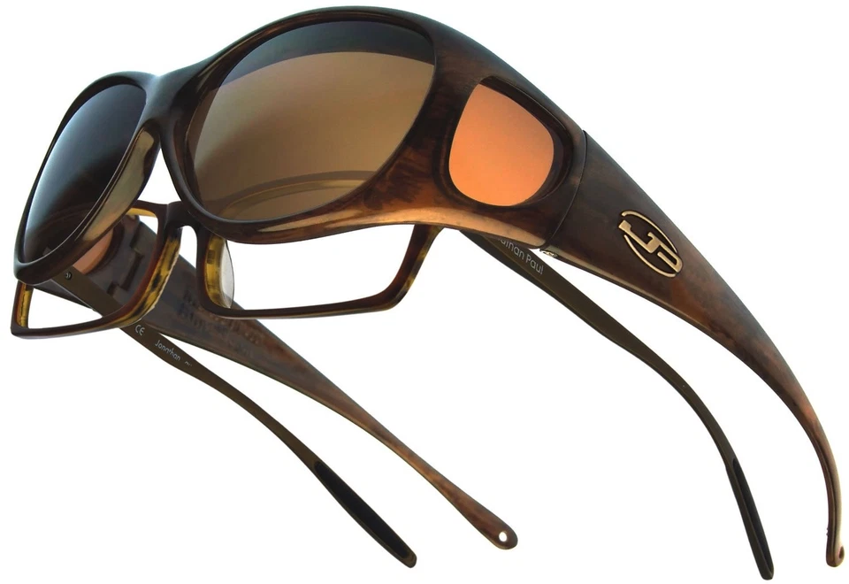 Gafas de sol Fitovers Lotus (cuerno cepillado, ámbar) Foto 1 de 1