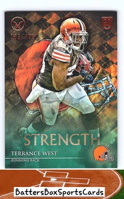 2014 Topps Valor #115 Terrance West Strength #/499 - Image 1 of 2