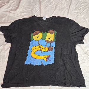 Princess Bubblegum's Rock Adventure Time Men's Black, White T-Shirt US Size 3X - Picture 1 of 4