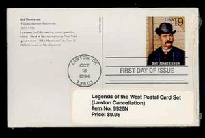 UX178-97 LEGENDS OF THE WEST FDC SET - UNC, LAWTON - Picture 1 of 2