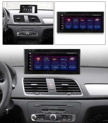 10.25'' Car Stereo Radio Android Navigation 8+128GB For Audi Q3 RSQ3 2012-2018 - Image 1 of 4
