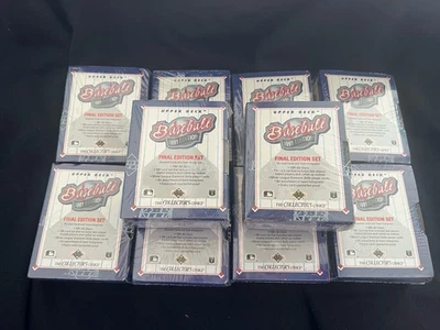 (10) 1991 Upper Deck Final Edition Sets.  Factory Sealed. Pedro Martinez Rookie  - Image 1 of 4