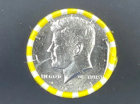 2021 D kennedy half dollar roll NIFC, 20 Uncirculated Coins Cover