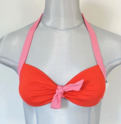  Tommy Hilfiger Women's Colorblock Bikini Top Size: S - Image 1 of 4