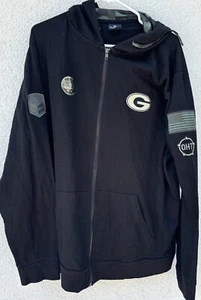 NWT Colosseum OHT Georgia Bulldogs Waffle Full-Zip Hoodie  XXL MSRP $65 - Picture 1 of 8