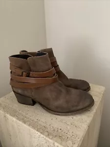 Botas al tobillo H BY HUDSON Madewell Horrigan con hebilla con cinturón para mujer EUR 39 US 8.5-9 - Imagen 1 de 5