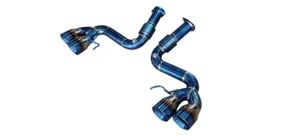 Chevrolet Corvette C8 6.2L 20-24 TOP SPEED PRO-1 SP Titanium Exhaust System BLUE - Bild 1 von 7
