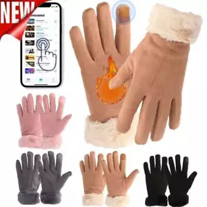 Women Knit TouchScreen Gloves Soft Winter Warm Texting Active For SmartPhone - Picture 1 of 15