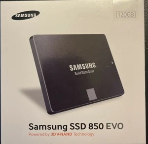 Samsung SSD 850 EVO SATA III 6Gb/s 120GB SSD Model : MZ-75E120 FACTORY SEALED - Picture 1 of 3
