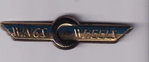 Wings and Wheels 3"+ Button-Pin Back - Picture 1 of 3