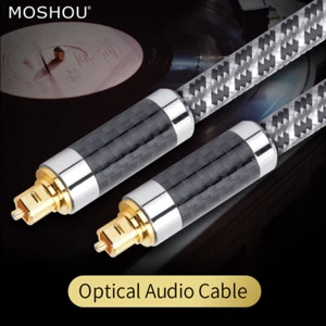 Fibra ottica ottica digitale Audio Video Cavi Audiofili HIFI DTS Dolby 7.1 - Foto 1 di 7