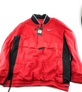 Nuevo Nike 1/2 Cremallera Pulóver Baloncesto Rompevientos Rojo Para Hombre Talla Grande AJ3918-657 - Imagen 1 de 5