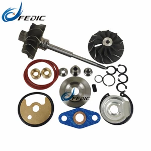 Turbo shaft and wheel + repair kit 49135-05671 for BMW 120D E87 120 Kw M47TU2D20 - Picture 1 of 7