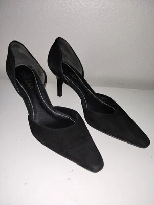 Zapatos de salón LAUREN RALPH LAUREN para mujer de gamuza negra calise 3" hechos en Brasil-8  Foto 1 de 4