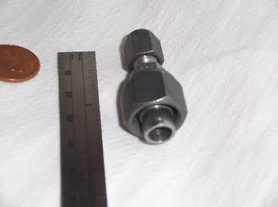 Parker® 1/8 compression X 3/8 tube end connector 316 Stainless Steel 6-2 TRBZ-SS - Image 1 of 4