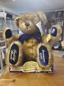 Oso de peluche Dan Dee Teddy Roosevelt 100 aniversario todavía en caja nuevo - Imagen 1 de 11