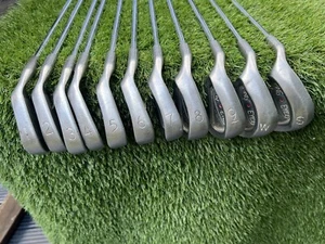 LEFT HANDED - LOVELY SET OF PING EYE2+ RED DOT IRONS - JZ STEEL SHAFTS. 1 TO SW - Picture 1 of 10