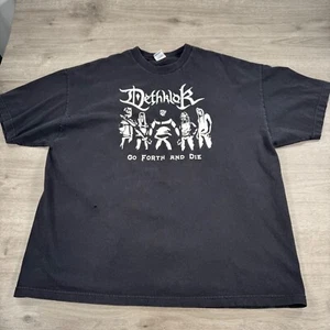 Camiseta Y2K Dethklok Go Forth And Die Adulto Natación Cartoon Network 3XL - Imagen 1 de 8