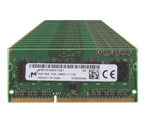 Micron 40 G DDR3L RAM 10X 4 GB PC3L 12800 1600MHz 204pin 1Rx8 Laptop Memory CL11 - Picture 1 of 4