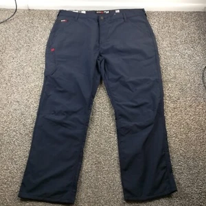 NWT Ariat FR Work Pants M4 Relaxed DuraLight Ripstop Boot Cut 42x32 Navy Blue - Picture 1 of 10