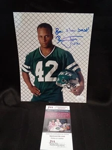 Autographed Ronnie Lott Signed 8"x10" Photo NFL New York Jets JSA COA -1 # - Picture 1 of 4