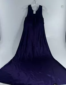 All That Jazz Vintage 90s Purple Maxi Dress 13/14 Sleeveless - Picture 1 of 10