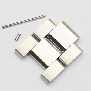 Seiko Genuine 2 Link Presage 4R38-00S0 Men's Watch Parts Silver Color 20mm - Picture 1 of 3