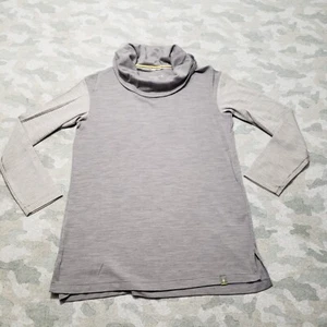 Smartwool Sweatshirt Womens Medium Gray Wool Pullover Long Sleeve Light Weight - Picture 1 of 11