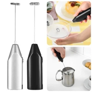 Electric Milk Frother Drink Foamer Whisk Mixer Stirrer Coffee Eggbeater Kitchen - Picture 1 of 15