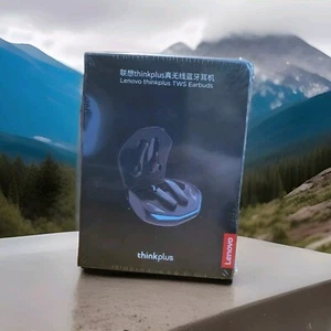 Thinkplus Live Pods GM2 Pro Bluetooth Earbuds Headphones Black NEW - Picture 1 of 3