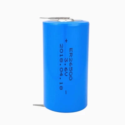 ER26500 3.6V 8500mAh with Soldering Foot Non-rechargeable Water Meter Battery  - Image 1 of 2