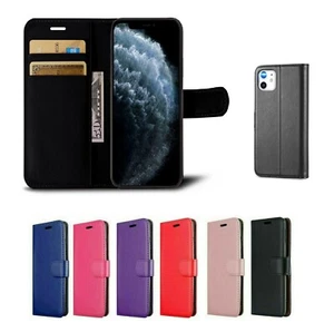 Case For iPhone 15 14 13 12 11 PRO XS MAX XR X 8 7Plus Leather Flip Wallet Cover - Picture 1 of 22