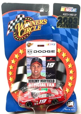 2003 NASCAR Winners Circle 15898 Jeremy Mayfield #19 2003 Preview Series 1:64  - Image 1 of 2