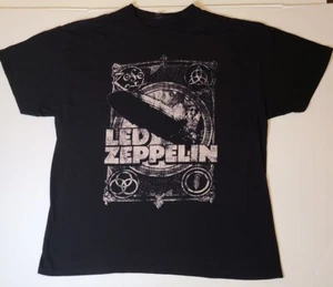 2011 LED ZEPPELIN T-Shirt ROBERT PLANT JIMMY PAGE Sz 2XL Soft 100% Cotton EUC - Picture 1 of 12