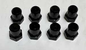 VMS Racing M6 x 1.0mm Honda Valve Cover Nuts Aluminum Black Anodized Lightweight - Picture 1 of 3