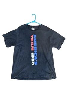 Used Vtg 90s America's Team Summer Olympics T Shirt Mens L Atlanta 1996, Defects - Picture 1 of 8