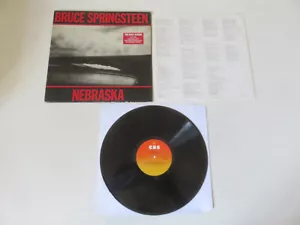 BRUCE SPRINGSTEEN Nebraska DUTCH 1982 MISPRINTED 1ST PRESSING VINYL LP CBS25100 - Imagen 1 de 17