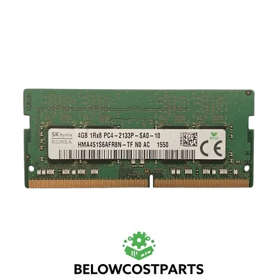 SK Hynix HMA451S6AFR8N-TF 4GB 1Rx8 PC4-2133P-SA0-10 Laptop Memory RAM - Image 1 of 2