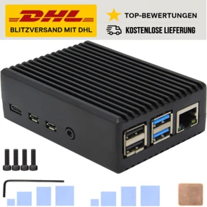 Raspberry Pi 4B Case | Aluminium | Passiv Kühlung | Durable - Bild 1 von 7