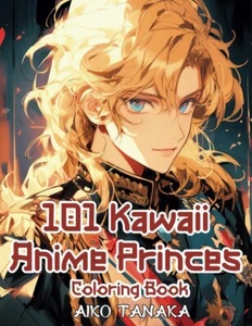 Kawaii Anime Princes Coloring Book - Picture 1 of 2