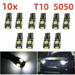 10 Stück T10 LED 5-SMD Auto Innenraum Glassockel Standlicht Beleuchtung Lampe - Bild 1 von 8