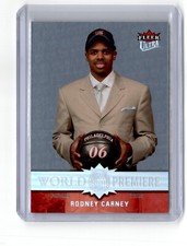 2006-07 Ultra Platinum Medallion World Premiere Rodney Carney RC 17/25
