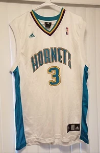 ADIDAS NEW ORLEANS HORNETS CHRIS PAUL WHITE HOME JERSEY Large - Picture 1 of 5