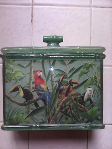 PEN/PENCIL HOLDER (TROPICAL BIRDS DESIGN) - Picture 1 of 2
