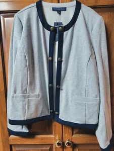 Nuevo Tommy Hilfiger Mujer XL Chaqueta Abrigo Carrera Oficina - Imagen 1 de 4