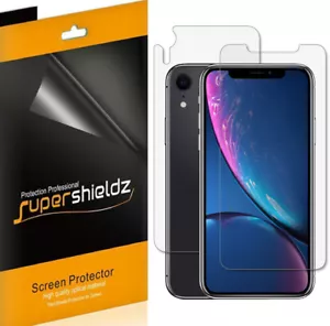 3xSupershieldz Protezione Schermo Anteriore + Posteriore Antiriflesso Opaca per iPhone XR 6.1" - Foto 1 di 3