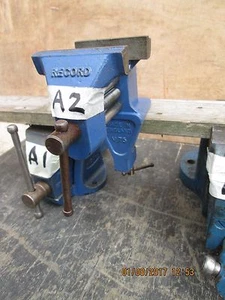 RECORD VICE - BRITISH MADE - SMALL PORTABLE - V 75 - NOT FROM CHINA ? - Picture 1 of 12